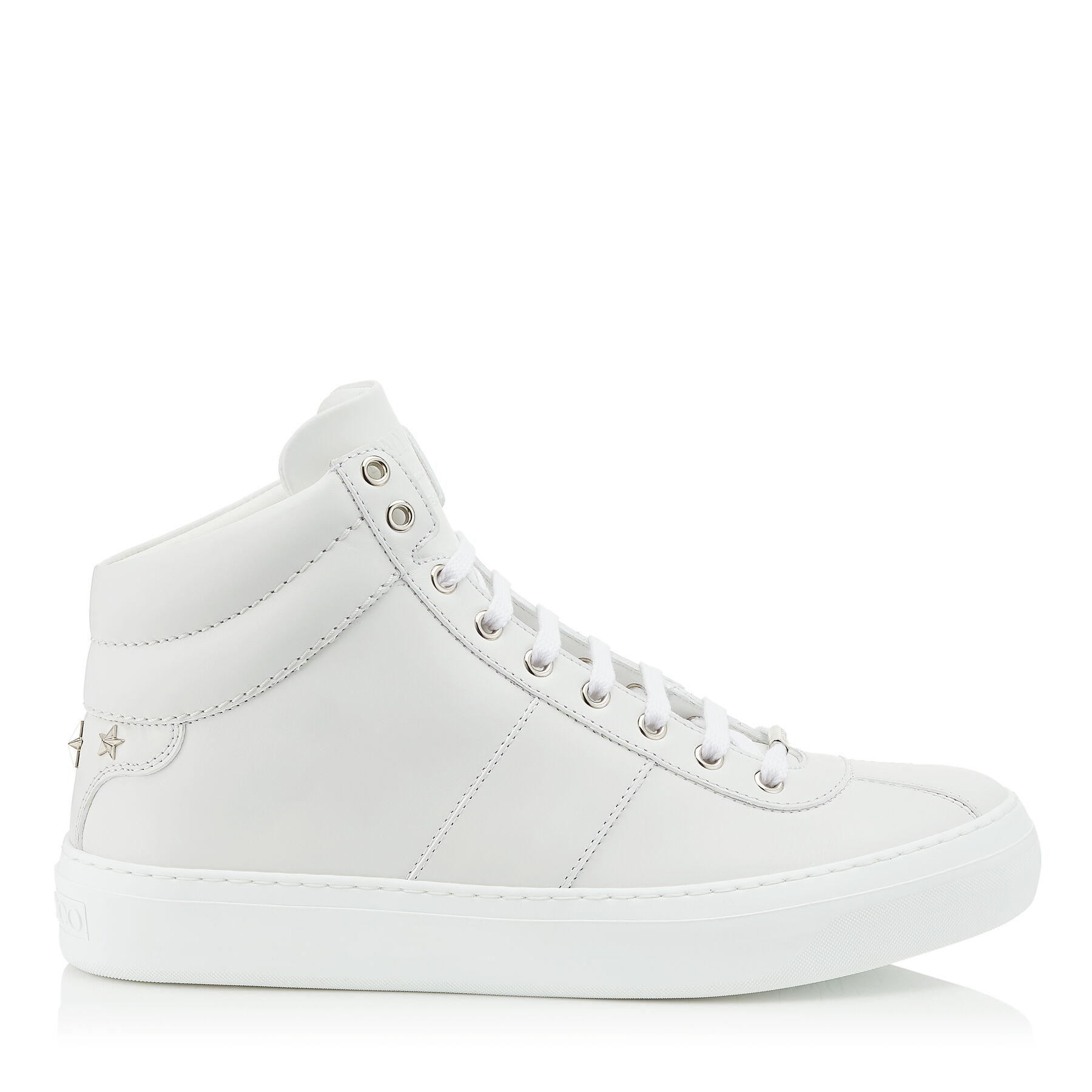 jimmy choo white sneakers