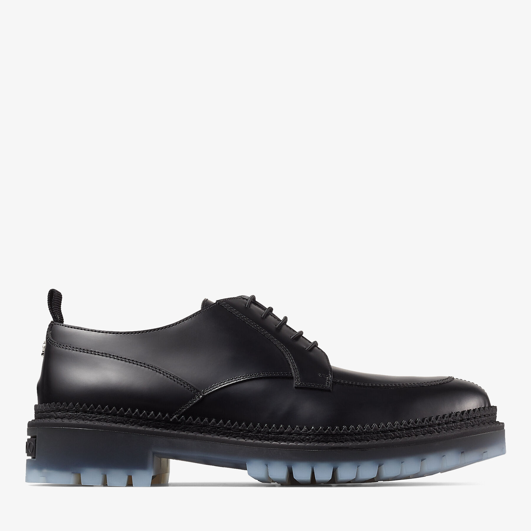 Zapatos Derby en piel Boxcalf de color negro | BENJI | Colección invierno  2021 | JIMMY CHOO