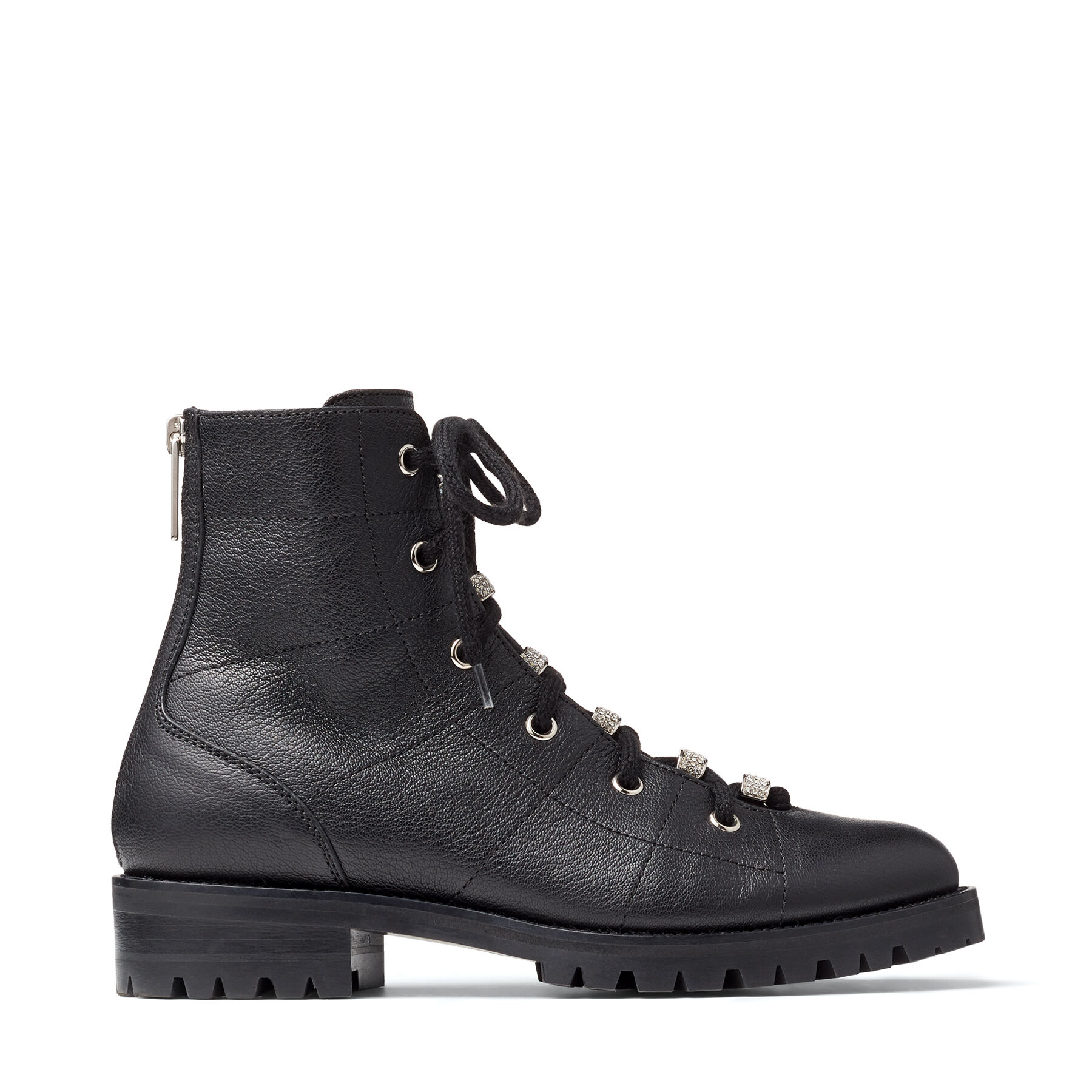 jimmy choo lace up boots
