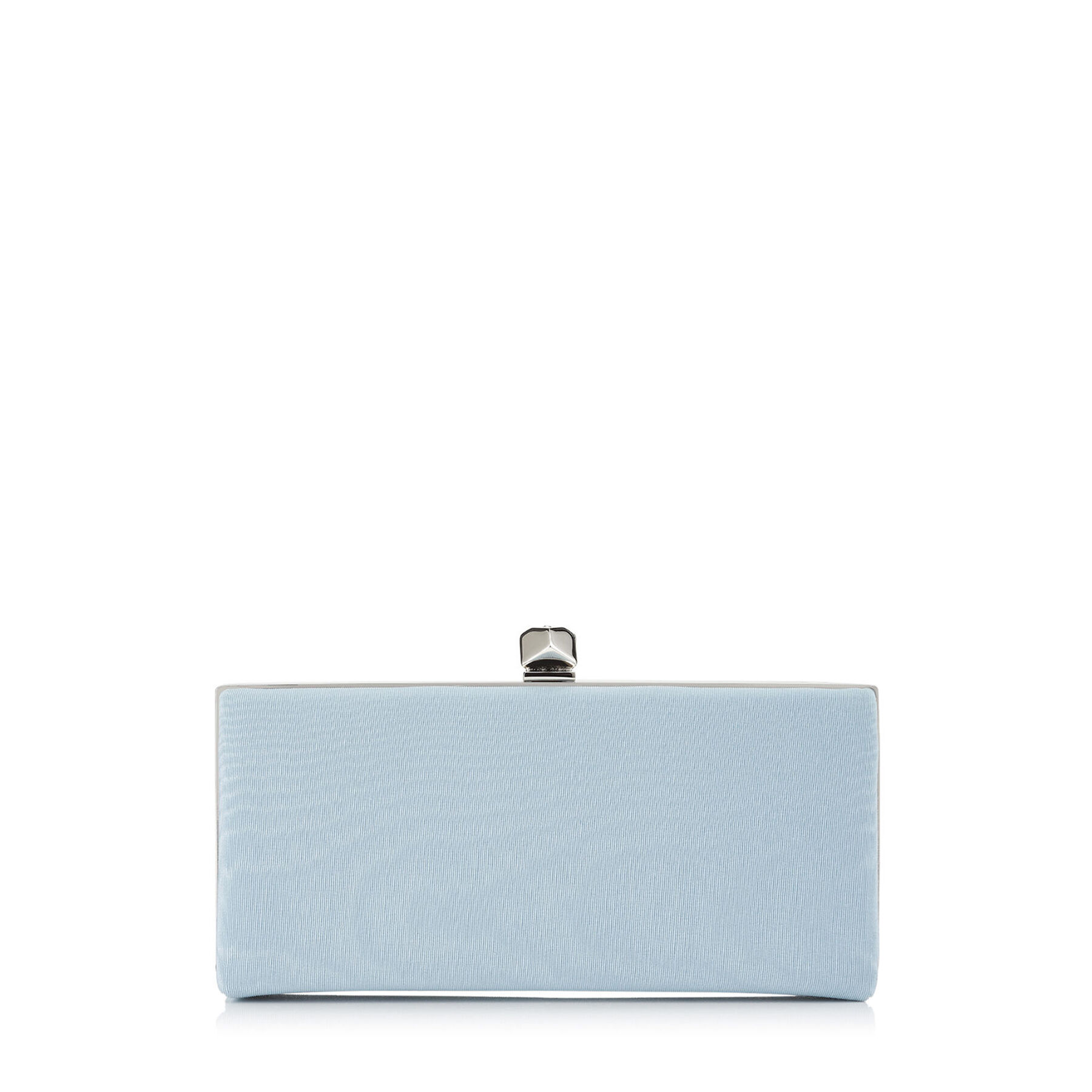 Something Blue Moire Fabric Clutch Bag