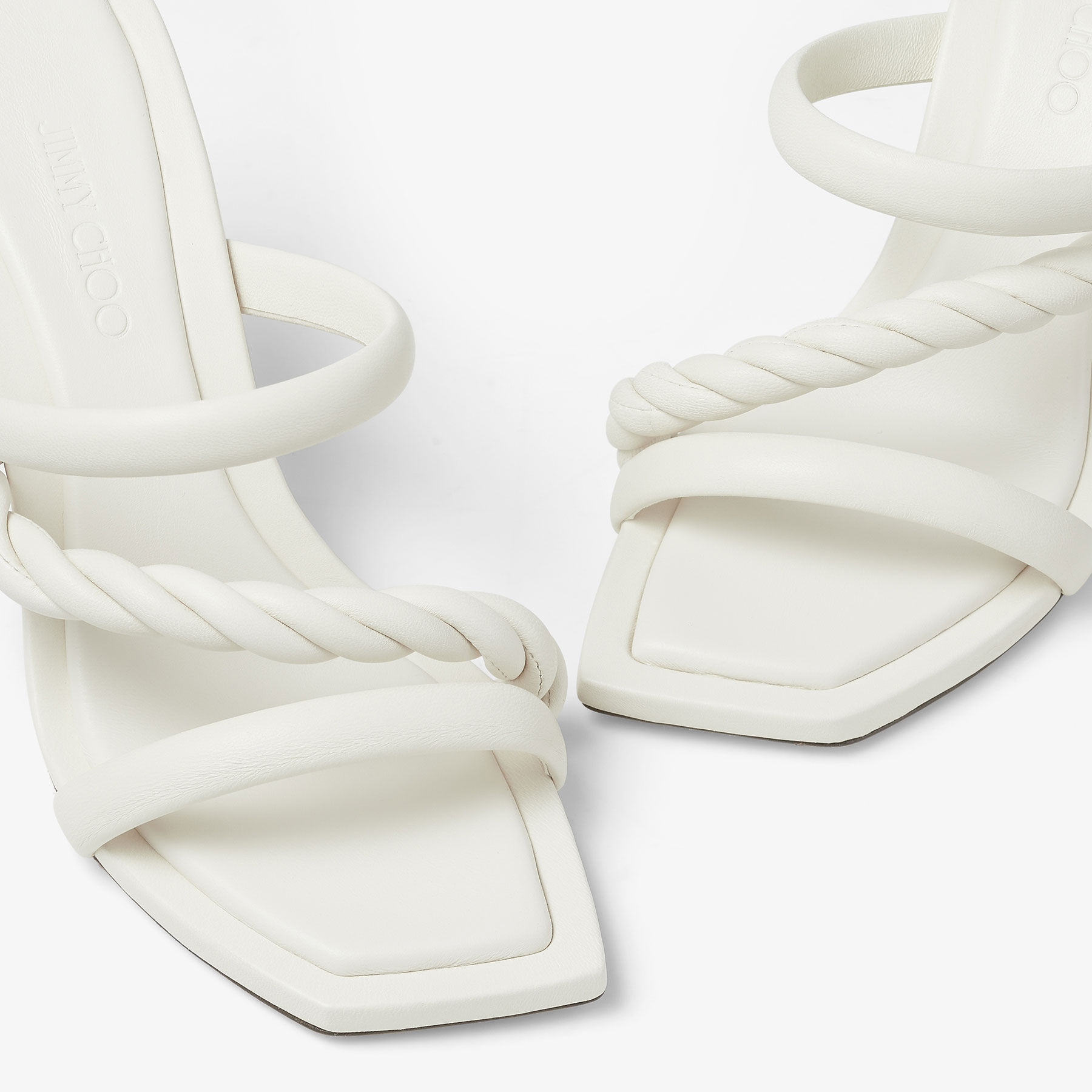 Latte Luxe Nappa Leather Sandals | DIOSA 90 | Summer 2022 ...
