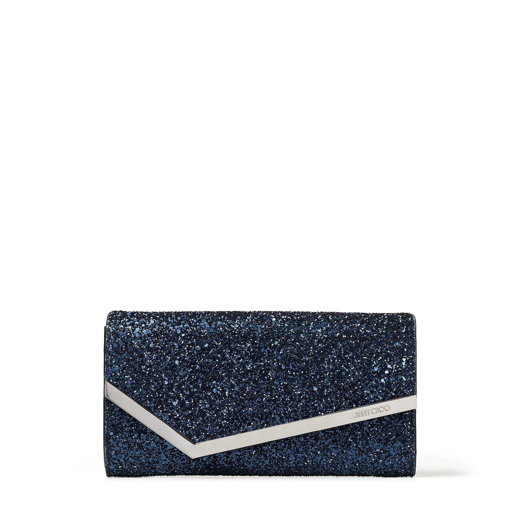 Navy glitter clutch clearance