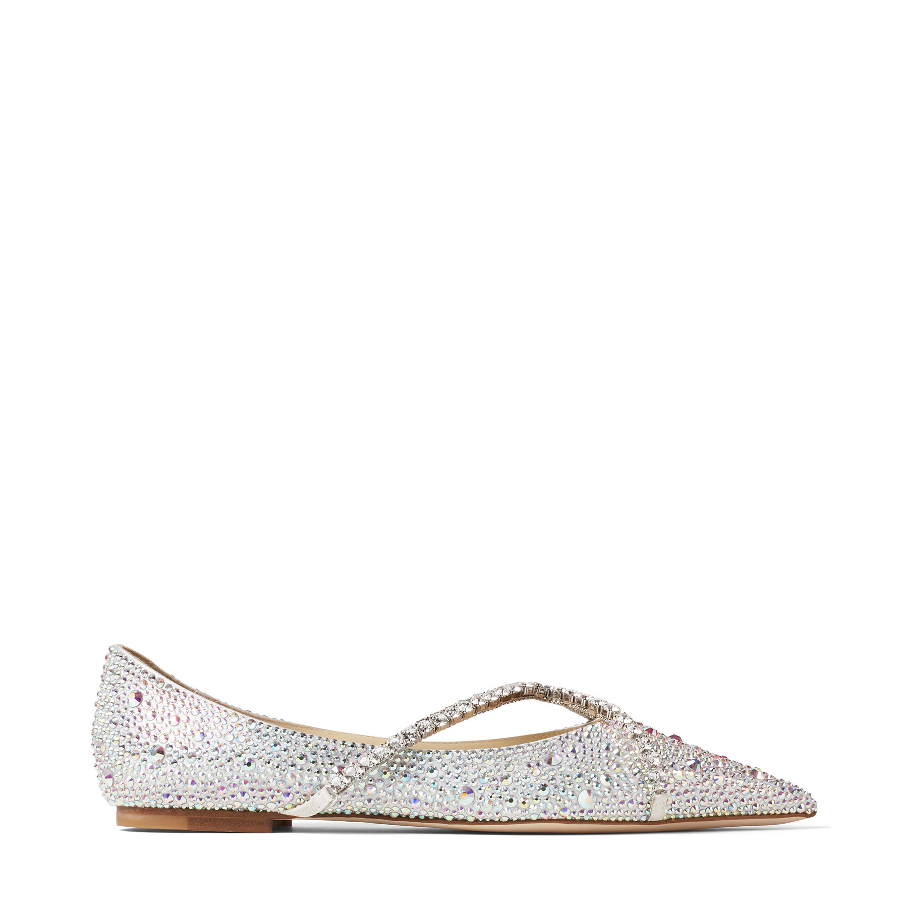ivory pointed toe flats