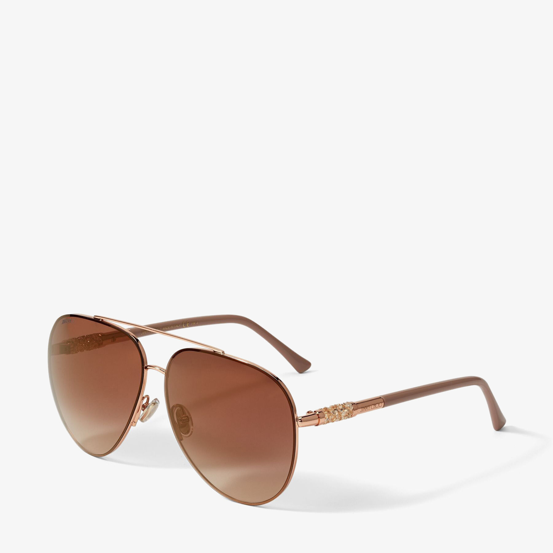 Jimmy choo aviator sunglasses with crystals Clearance