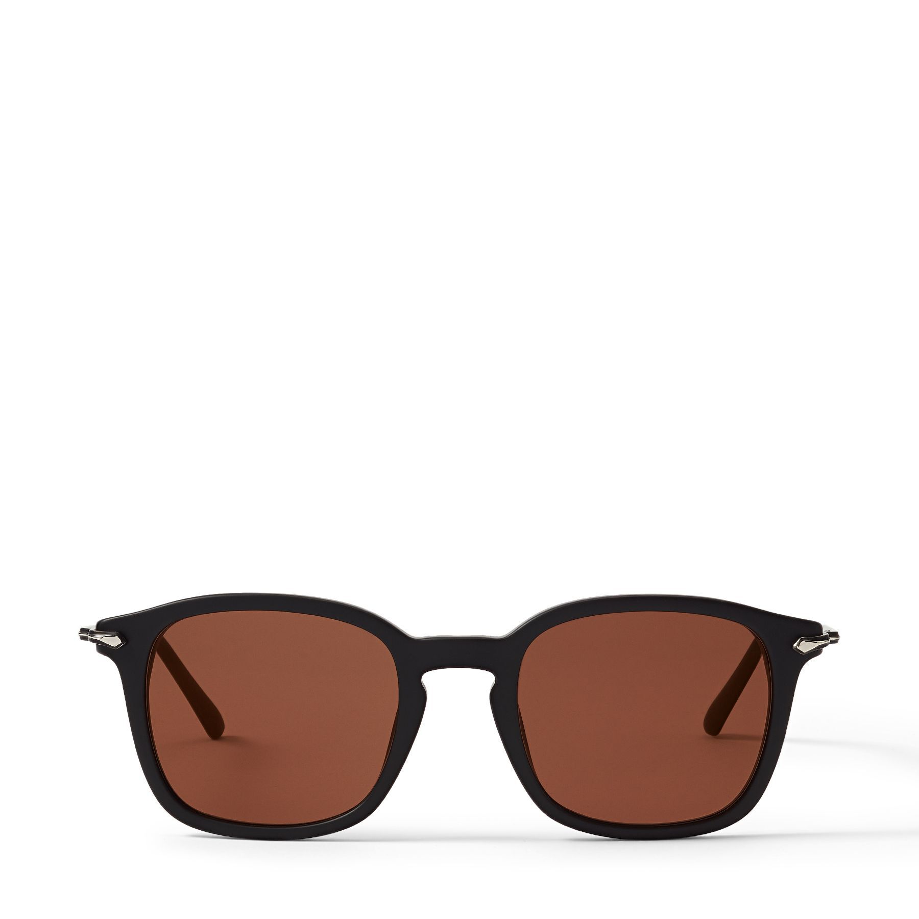 matte black square sunglasses