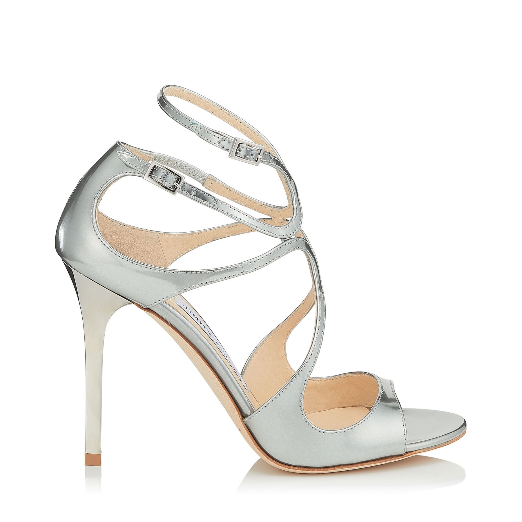 Silver Liquid Mirror Leather Sandals 24 7 Collection Lang Jimmy Choo Also set sale alerts and shop exclusive offers only on shopstyle. jimmy choo