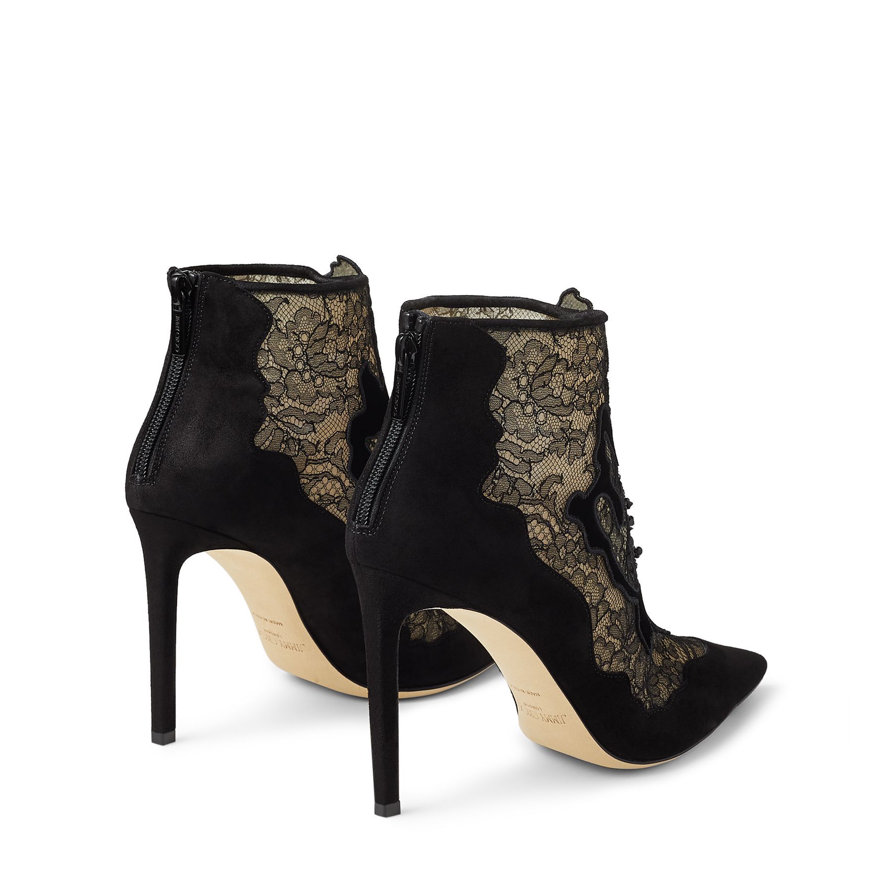 jimmy choo lace booties