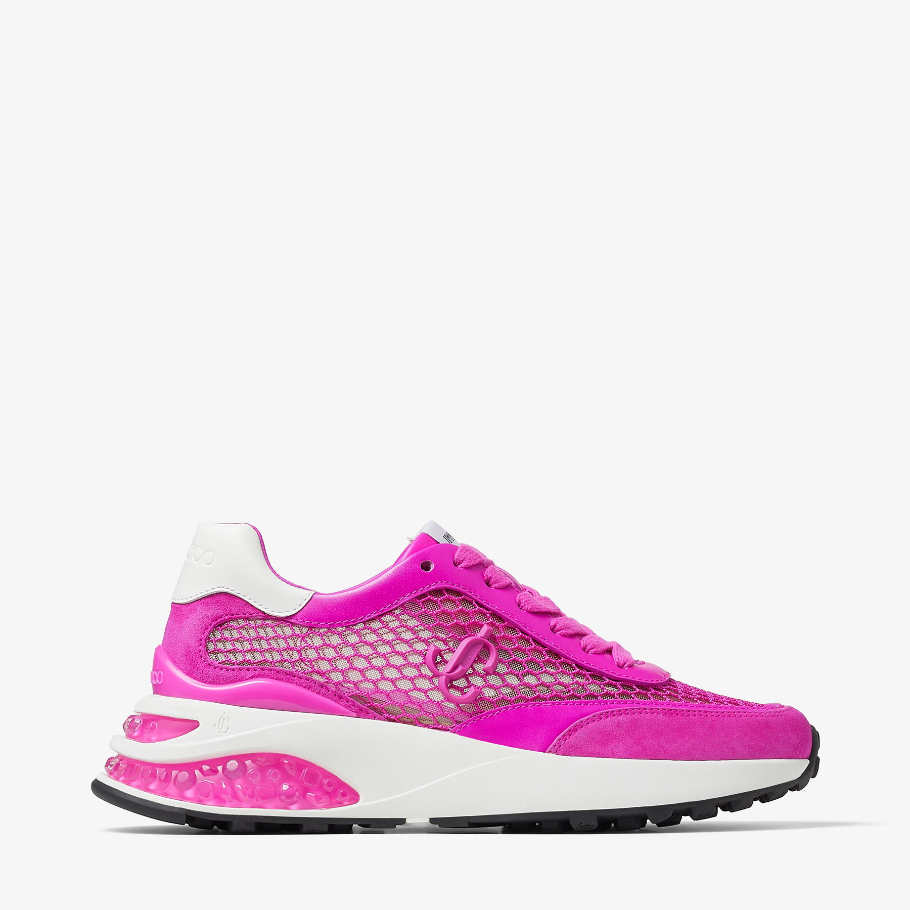 jimmy choo pink trainers