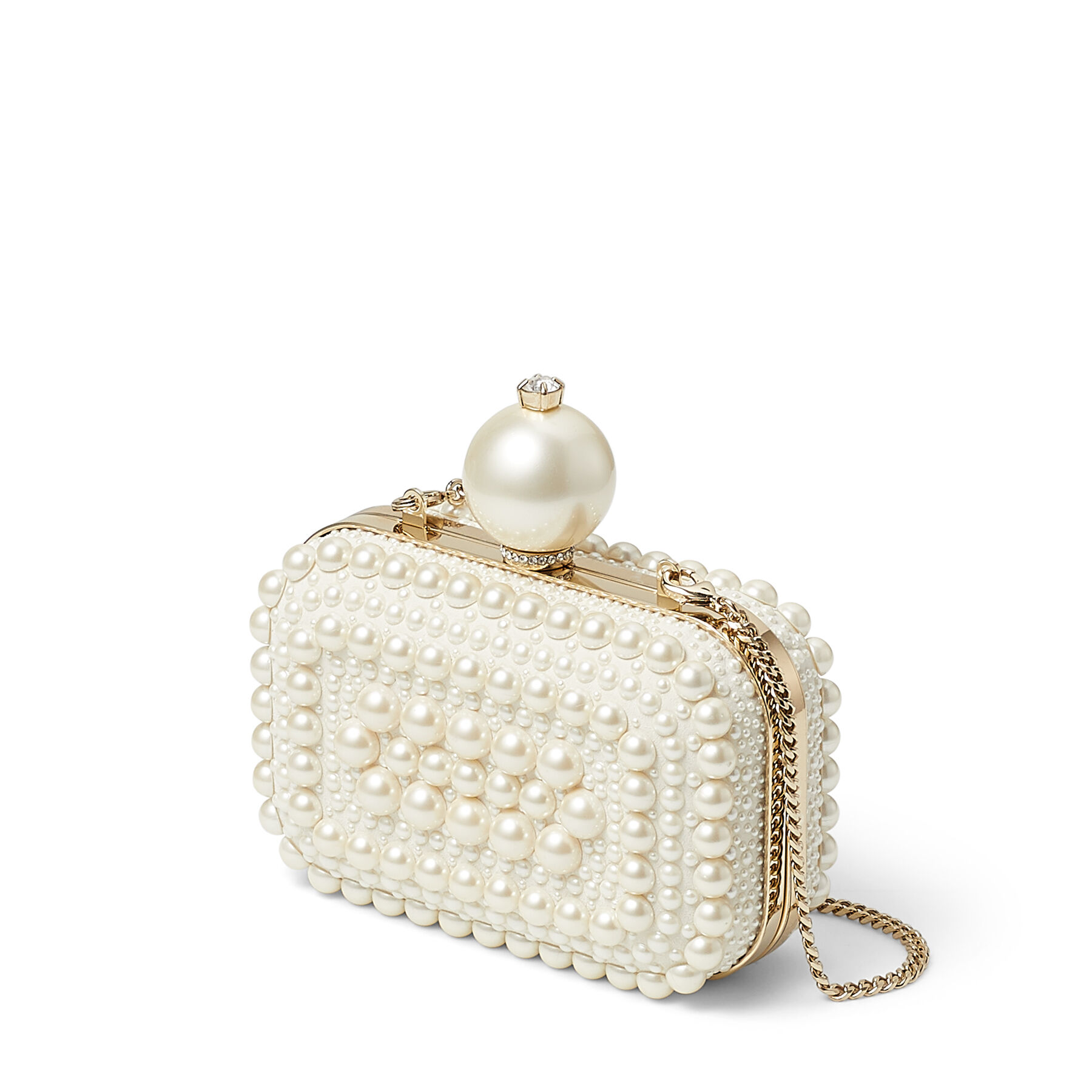 clutch with pearls