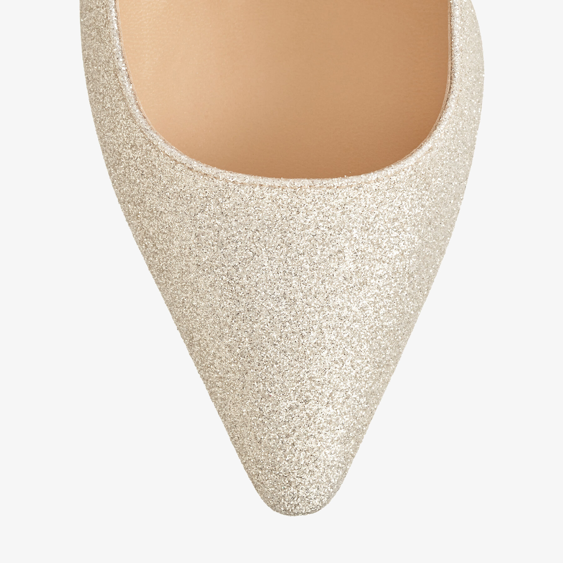 jimmy choo romy 100 glitter pumps