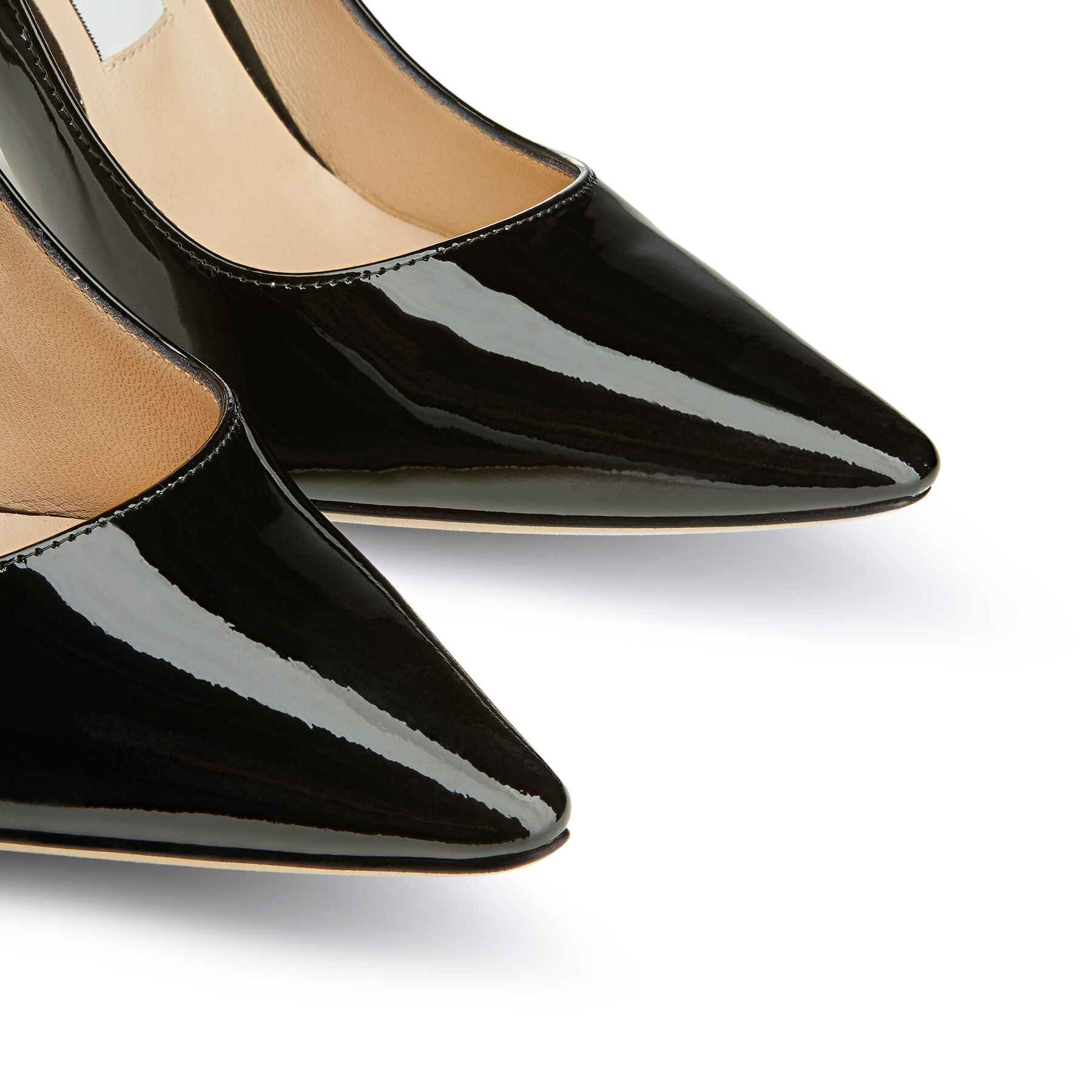 Jimmy choo black patent leather shoes clearance