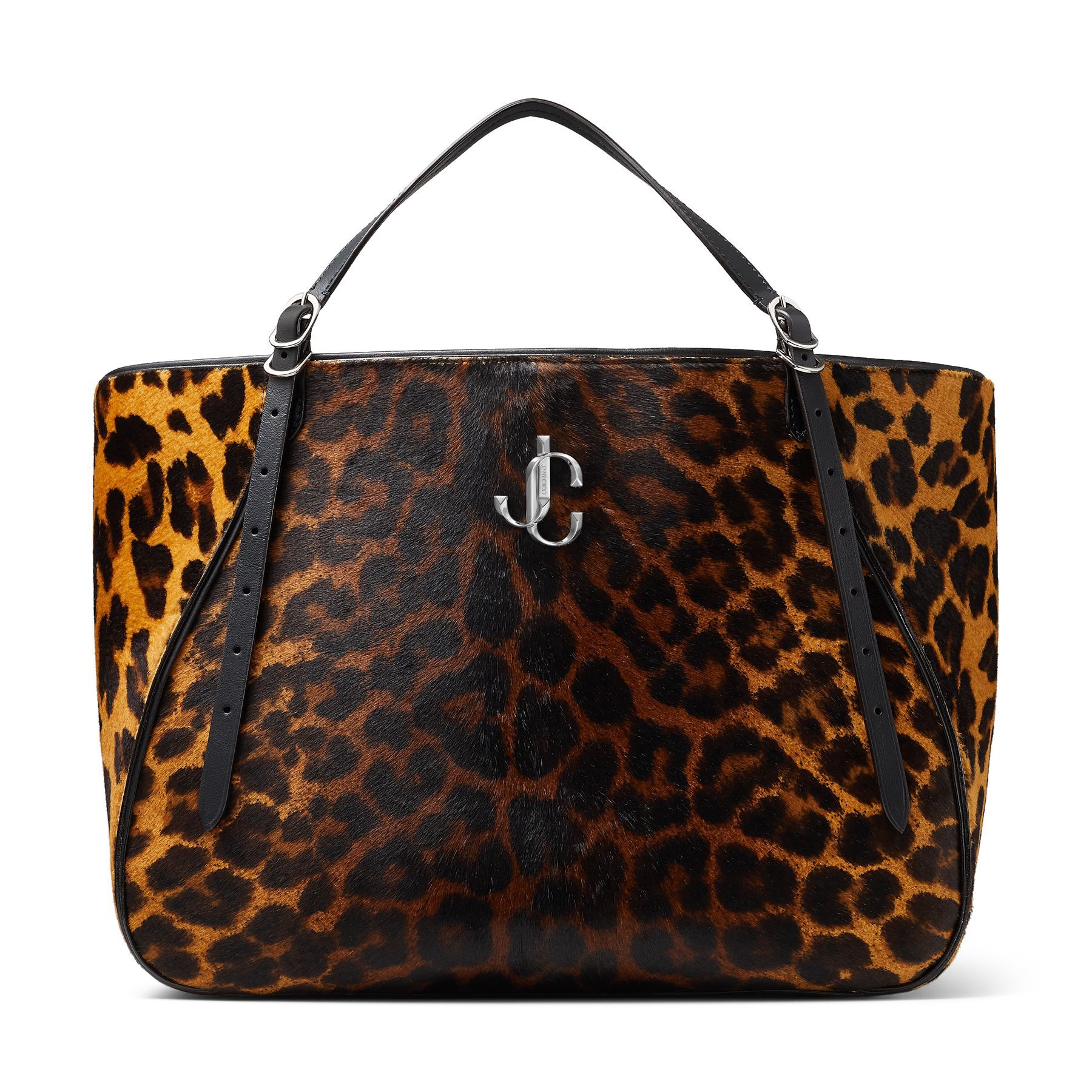 Jimmy choo leopard print bag clearance