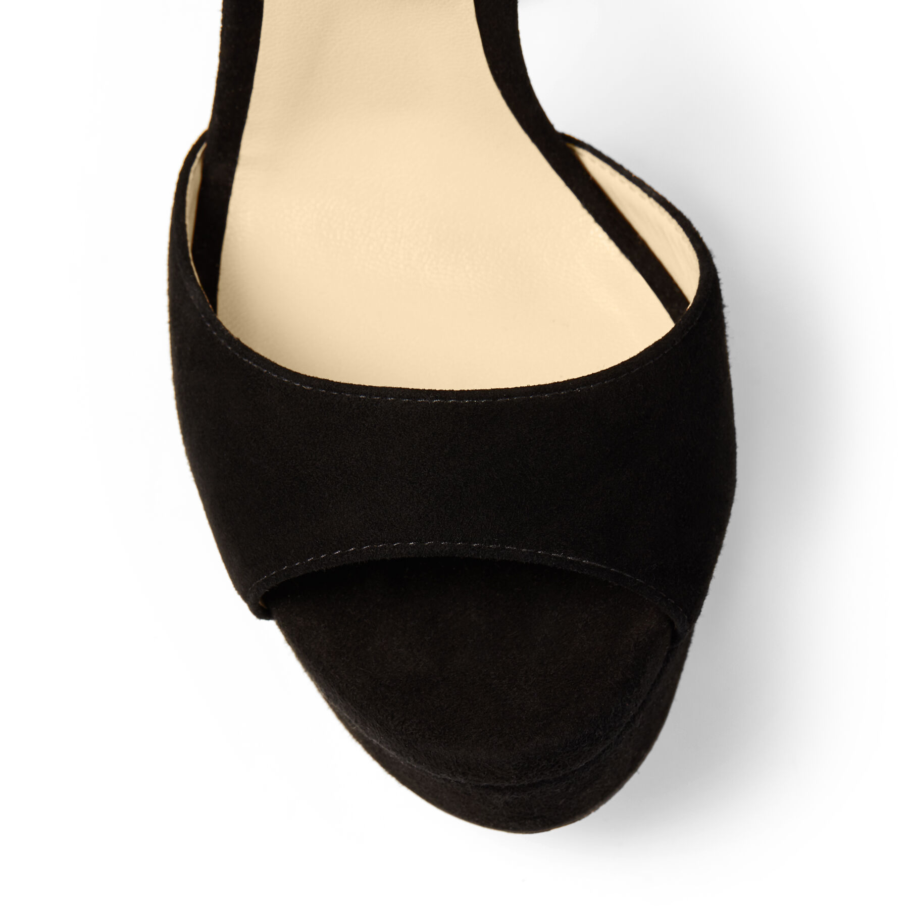 Black Suede Open Toe Platform Sandals |MAX 150 |Cruise '20 |JIMMY CHOO
