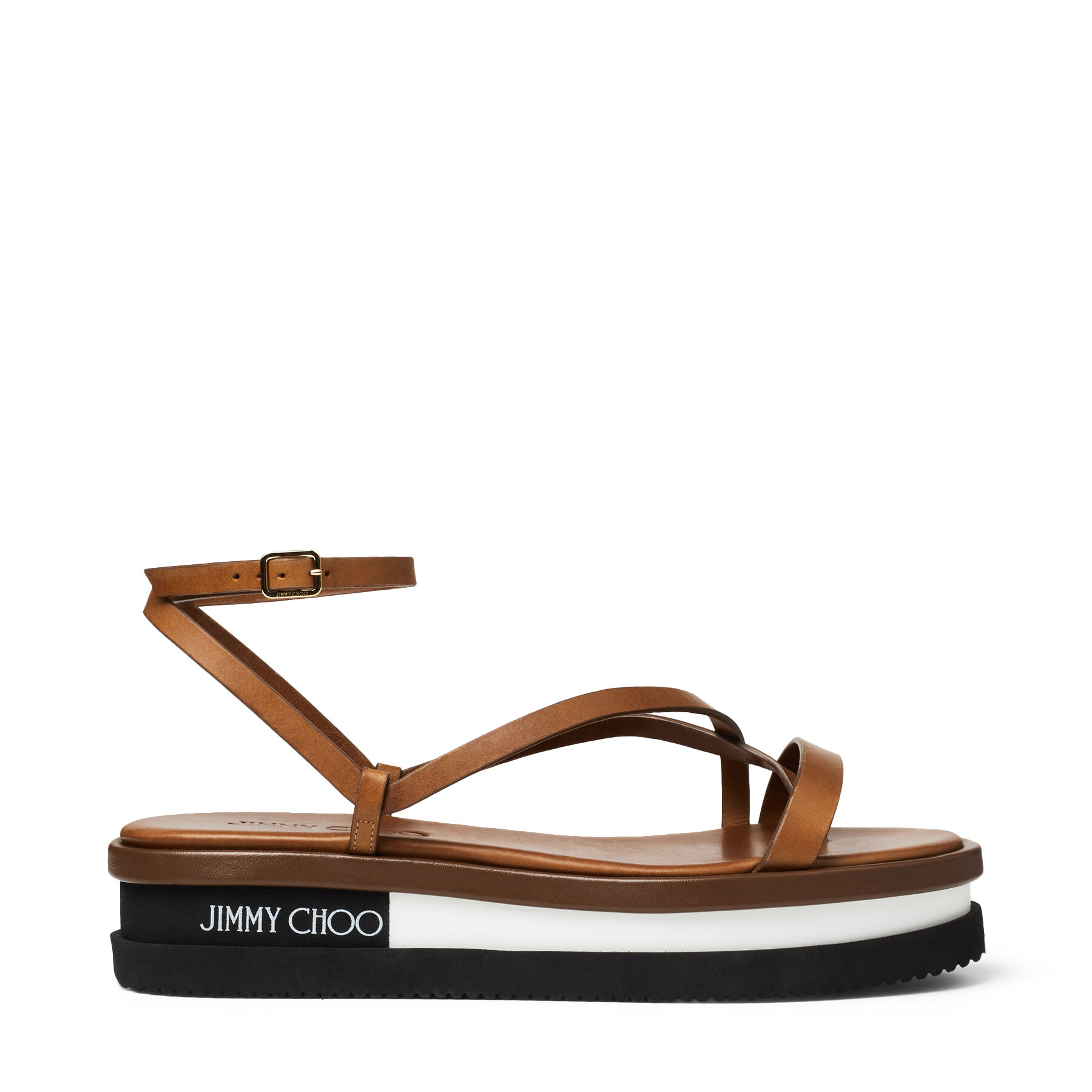 jimmy choo pine flat sandals