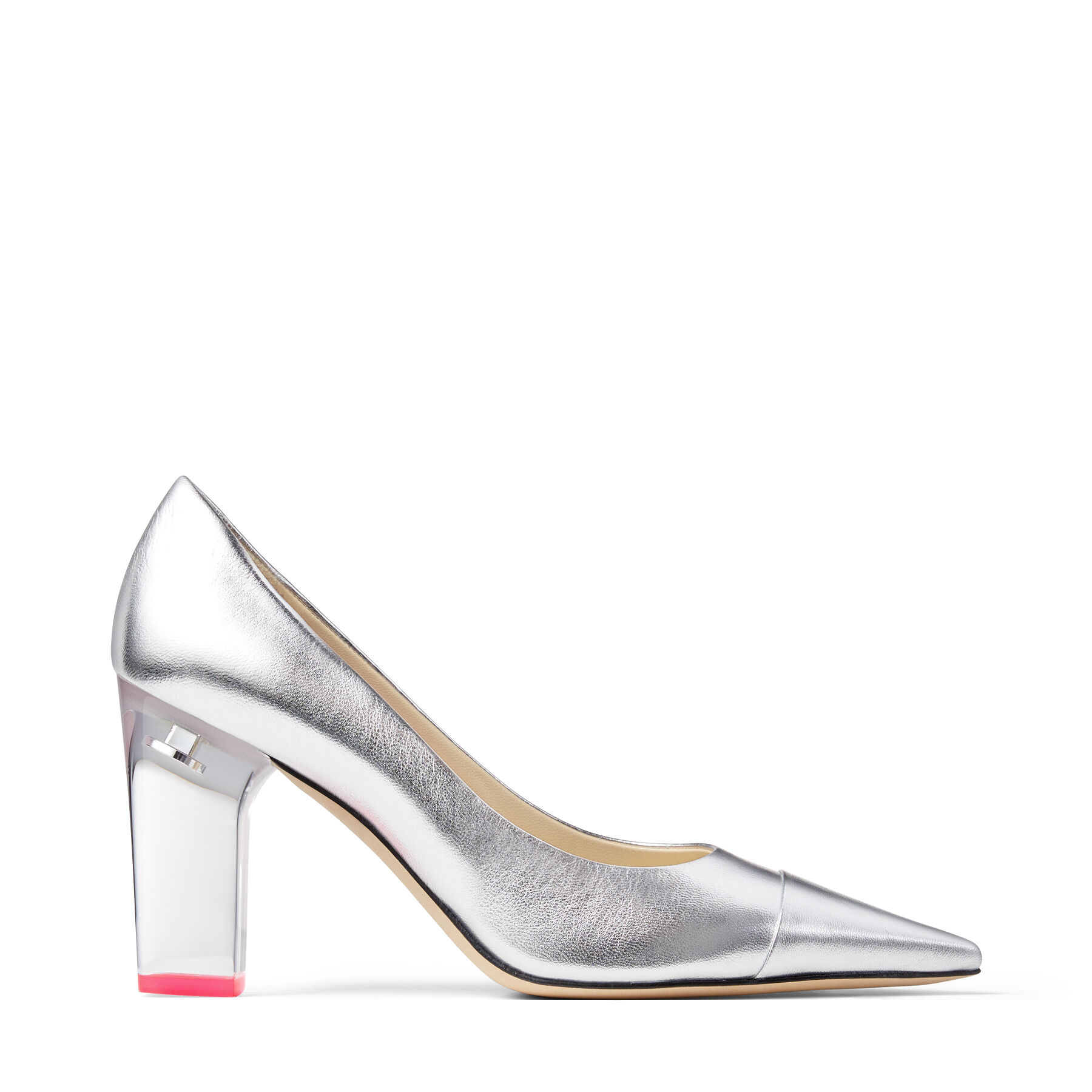 Silver Metallic Leather Pointed Pumps| YK-LOVE | Spring Summer '20 ...