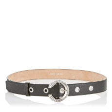 Black Calf Leather Belt With Crystal Buckle Madeline Belt Pre Fall 19 Jimmy Choo Watch kaia gerber showcase this timeless trio: madeline belt