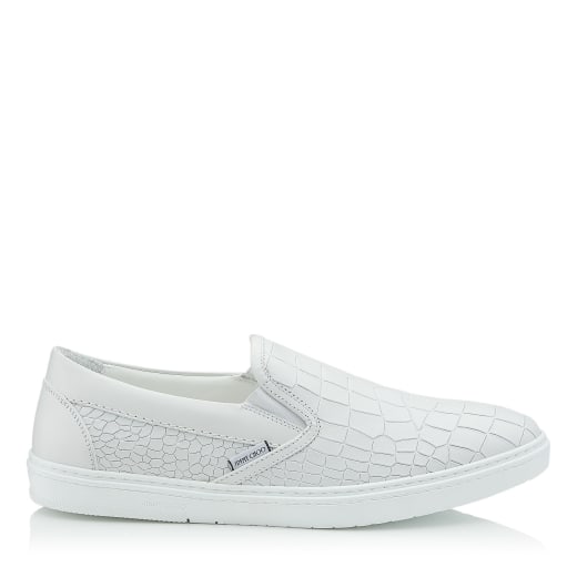 jimmy choo slip on trainers