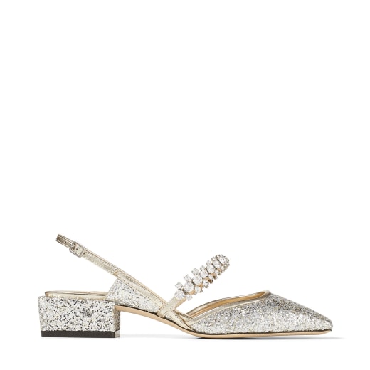slingback glitter