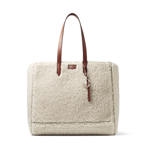 shearling purse