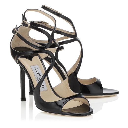jimmy choo lang black patent