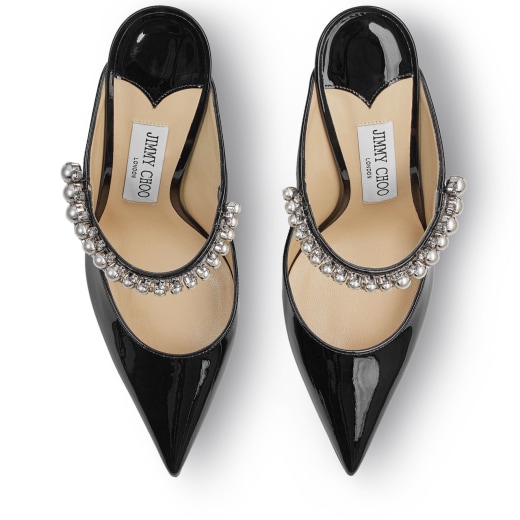 jimmy choo women's bing 100 patent leather mules