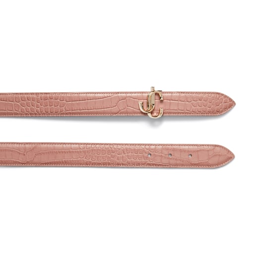 Blush Croc Embossed Leather Belt With Jc Emblem Felisa Cruise 20 Jimmy Choo Buy, sell, empty your wardrobe on our website. jimmy choo