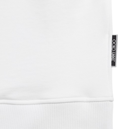 White Oversized Hoodie with Black Logo | JC COLLEGE HOODIE | Autumn ...