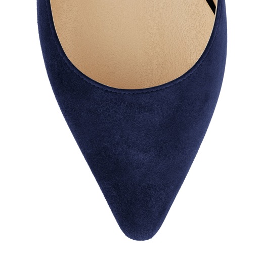 Navy Suede Pointed Pumps | ROMY 60 | 24:7 Icons | JIMMY CHOO