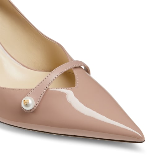 Shop Jimmy Choo Rosalia 65 In Ballerina Rosa/ballerine Rosa