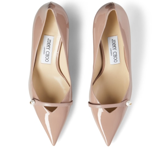 Shop Jimmy Choo Rosalia 65 In Ballerina Rosa/ballerine Rosa