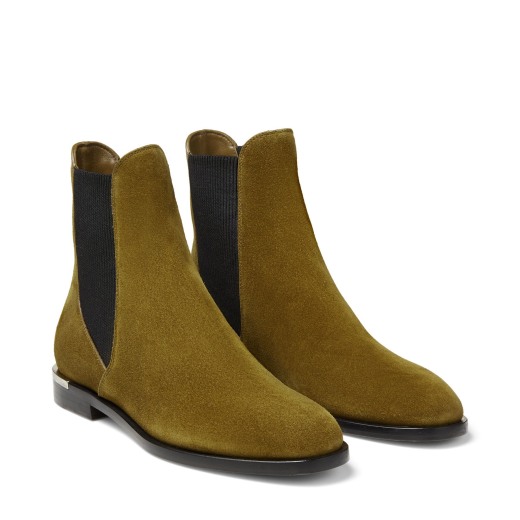 Clove Suede Ankle Boots | ROURKE FLAT| Autumn-Winter 2020 | JIMMY CHOO