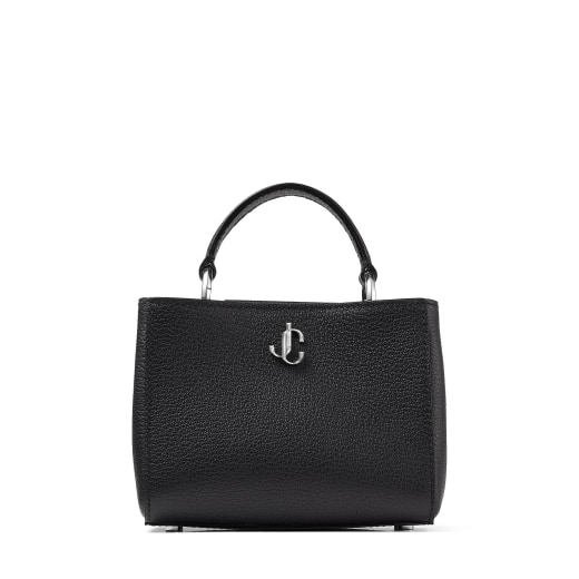 Black City Grainy Calf Leather Mini Handbag | VARENNE ...