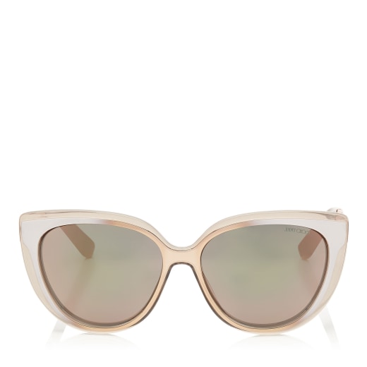 Dove Grey and Gold Copper Cat-Eye Sunglasses | Cindy S | Spring Summer ...
