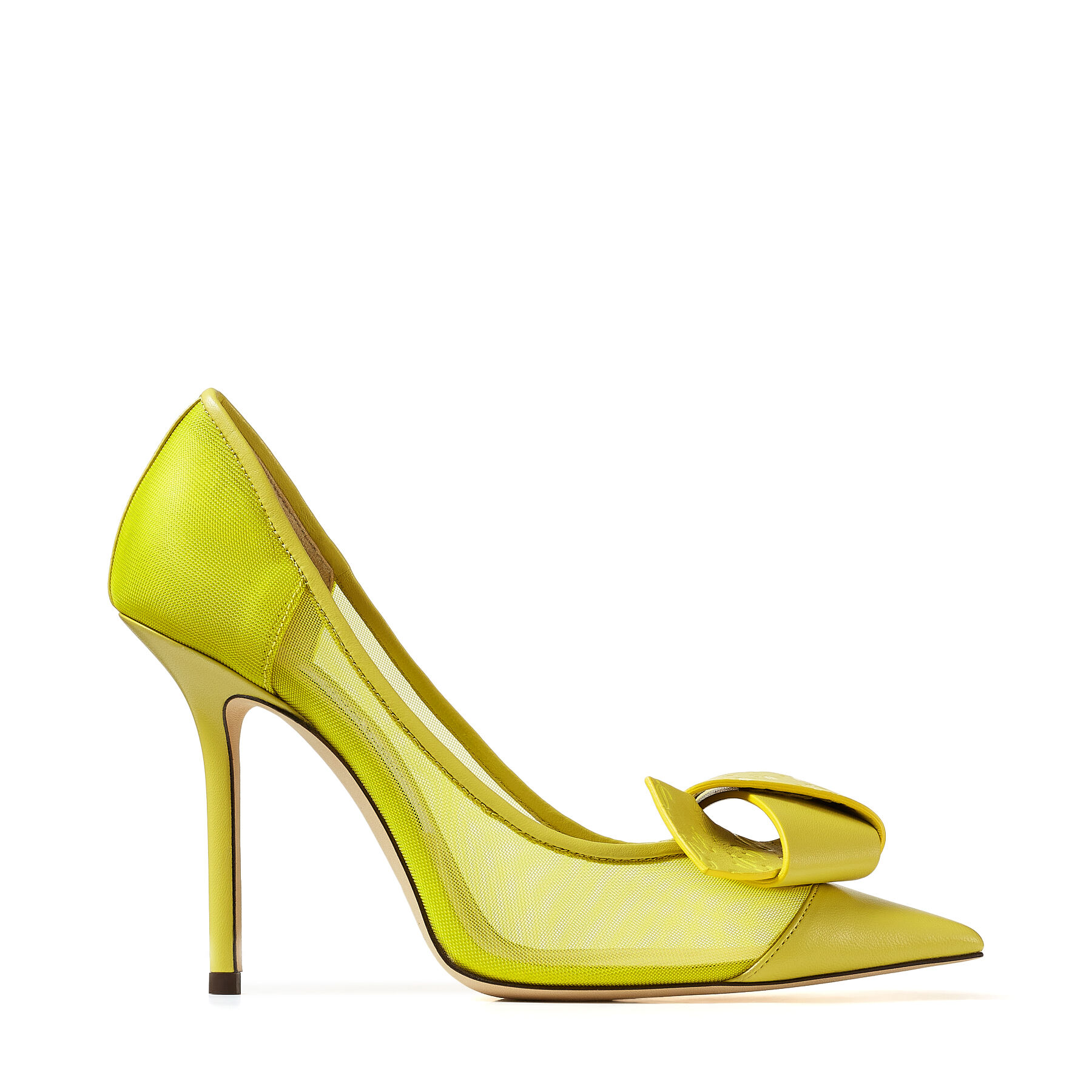 Jimmy choo yellow heels clearance