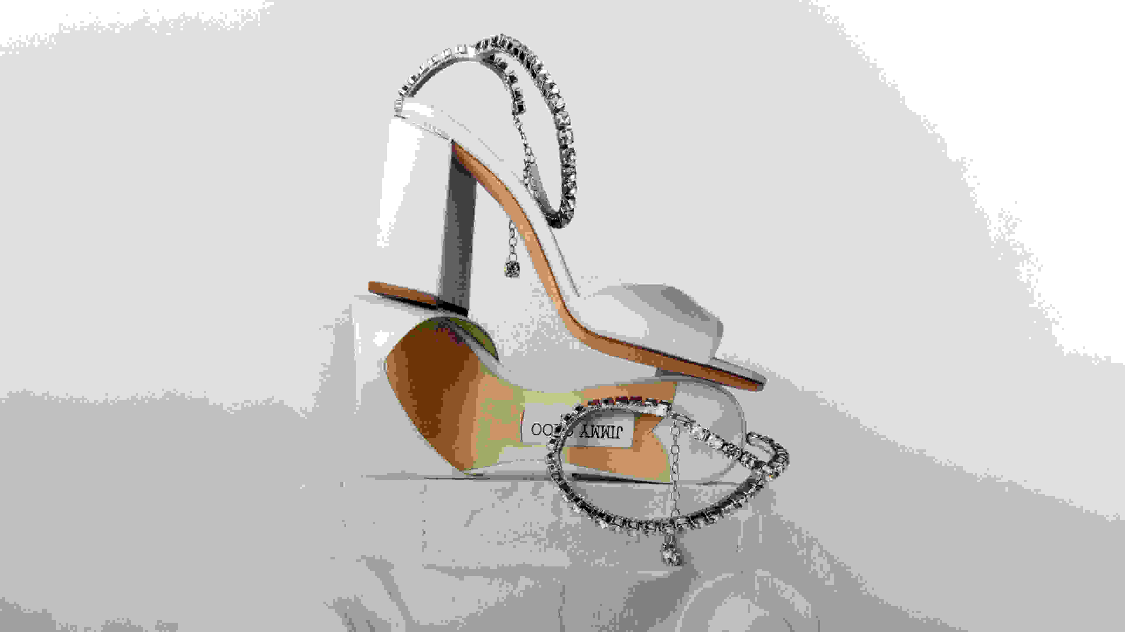 Jimmy Choo crystal-embroidered Cece Mule