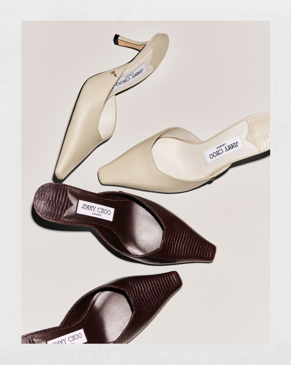 Jimmy Choo Smokey 100 Crystal-Buckle Mules in Pink Suede