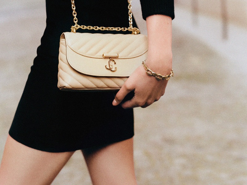 Bon Bon|Sunset Mix Satin Crystal Bag| JIMMY CHOO