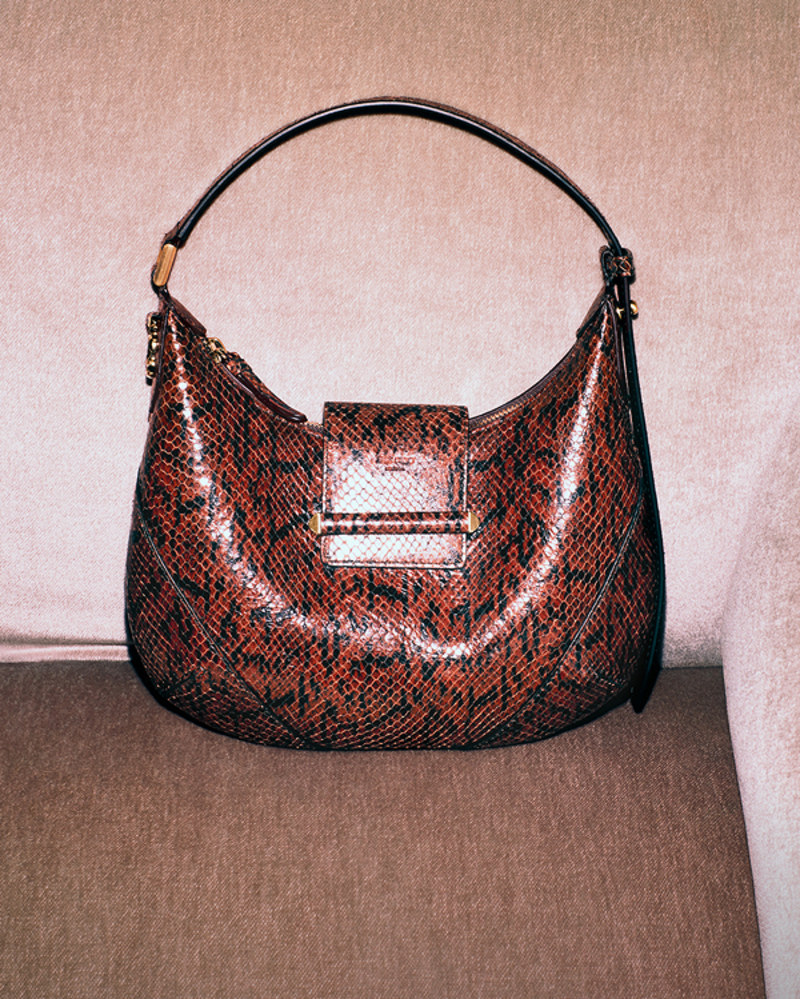 721 Jimmy choo robin leather hand bag JIMMY CHOO Robin Snake 