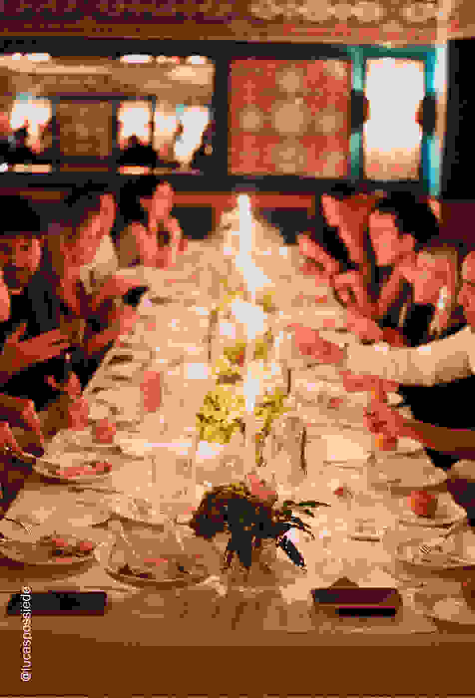 Jimmy Choo guests's table