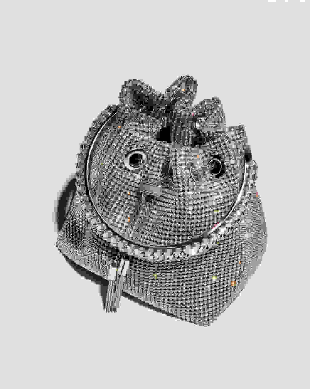 Jimmy Choo crystal-embellished Bon Bon bag