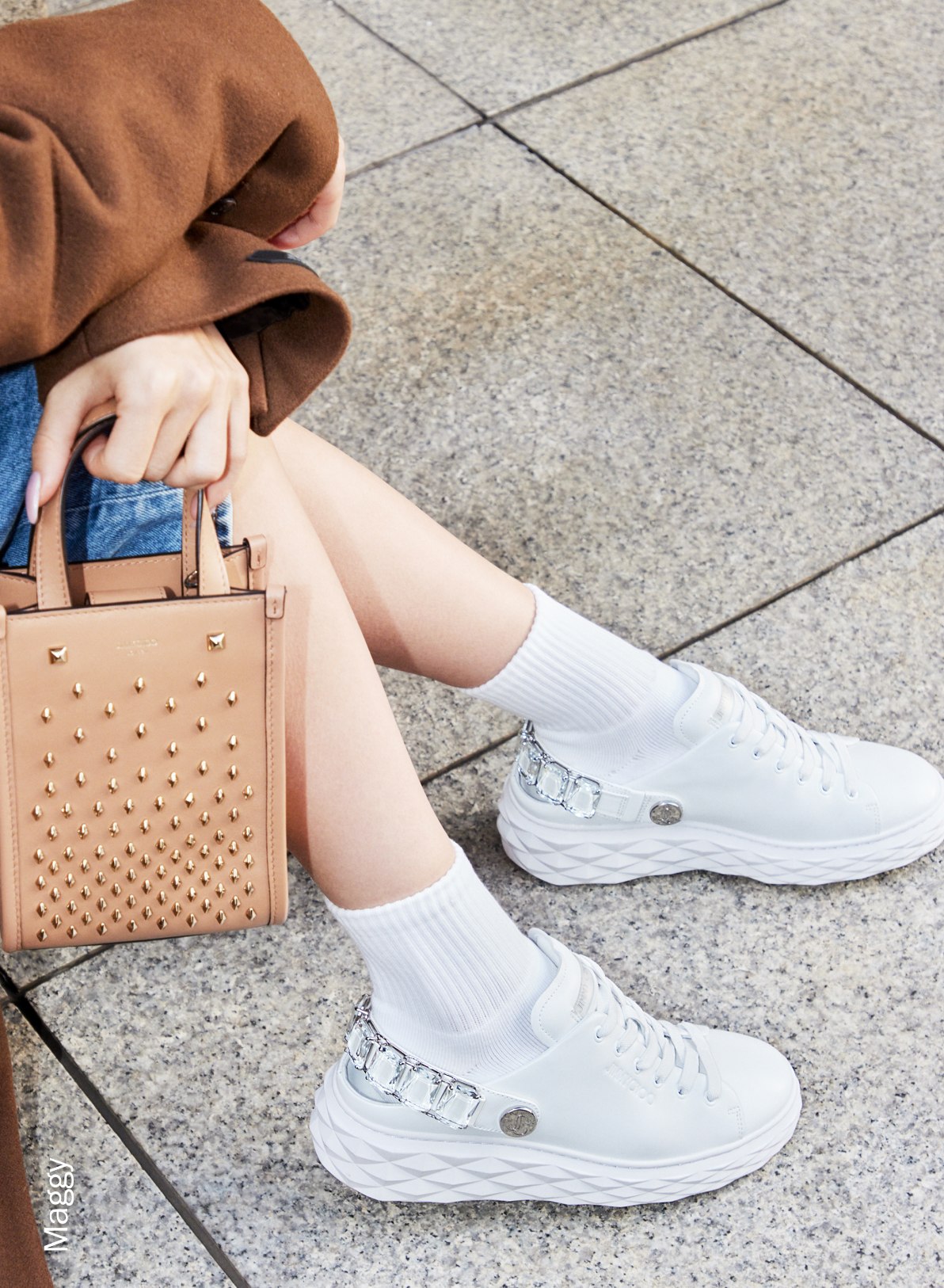 How To Style Jimmy Choo’s Diamond Trainers