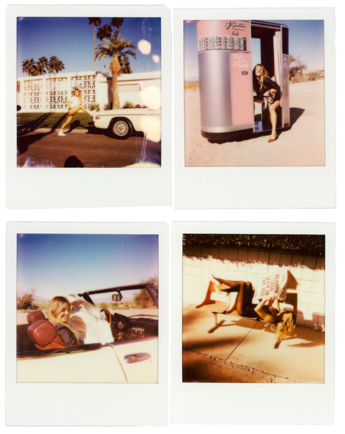 Jimmy Choo models style embellished heeled pumps and hold crystal-embellished mini bags