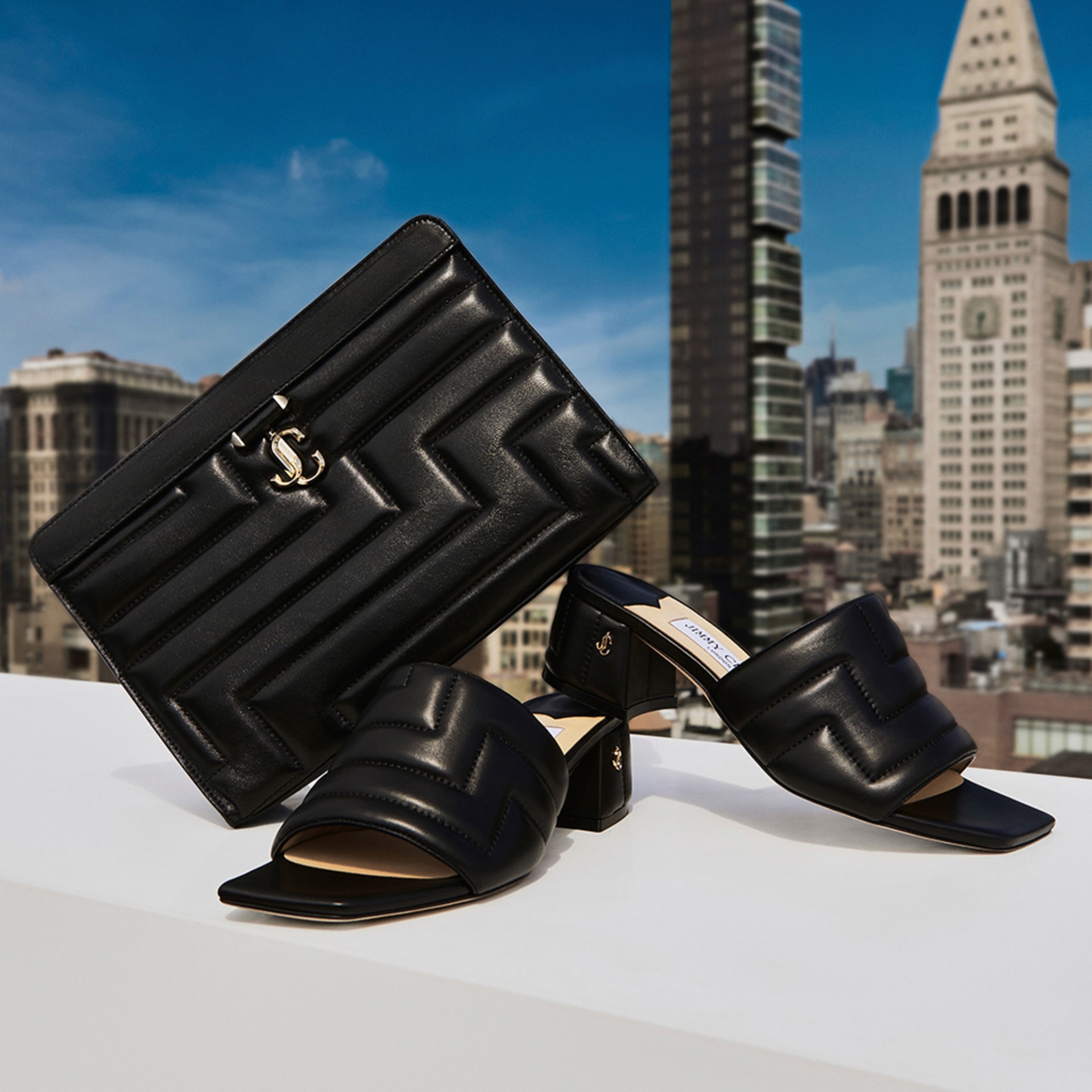 【Jimmy Choo】キルティング カーブ クロスボディバッグ S Varenne Avenue | キルティングバッグ | ジミー チュウ