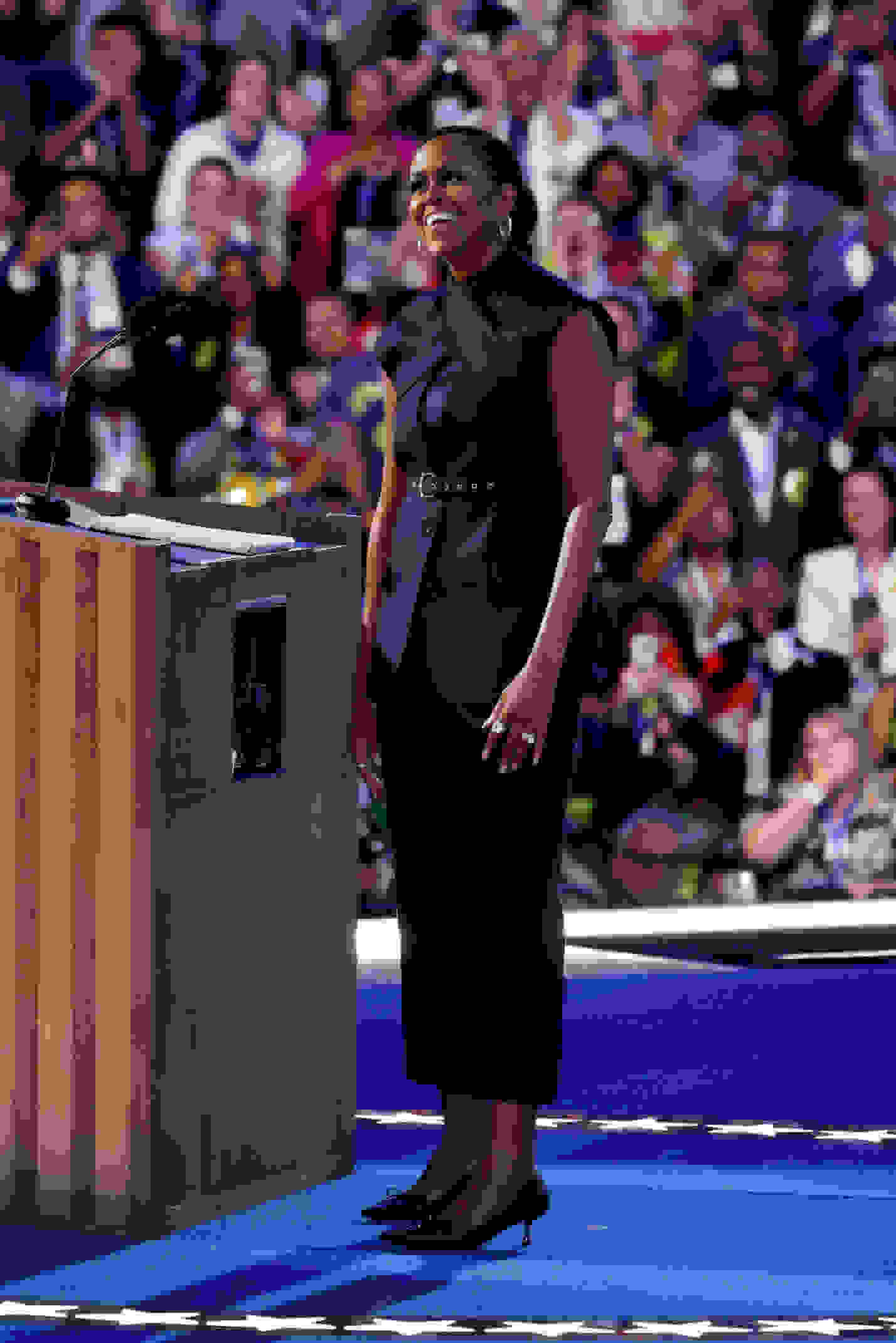 Michelle Obama Wearing Scarlett