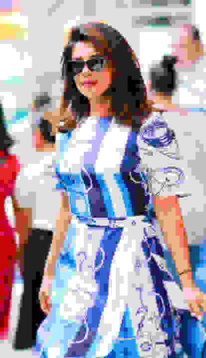 Priyanka Chopra wearing DONNA