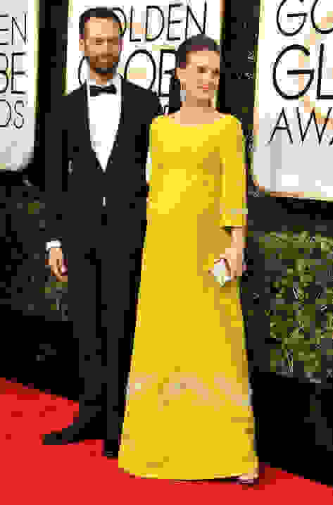 Natalie Portman wearing CUSTOM Jimmy Choos
