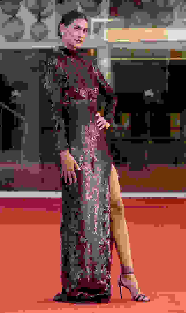 Melissa Satta wearing TESCA