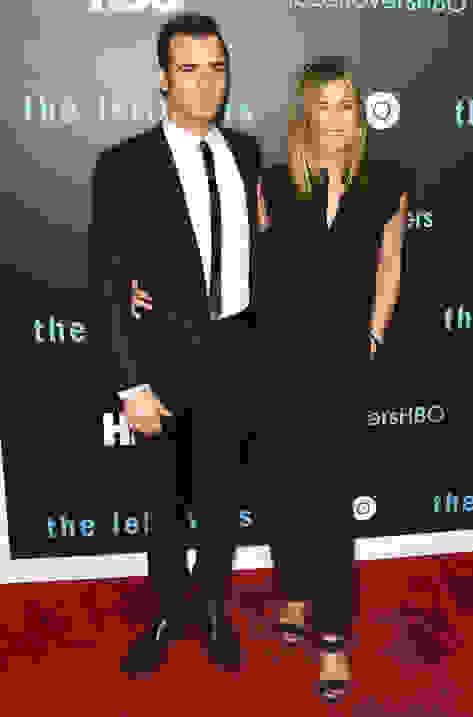 Jennifer Aniston wearing Lee