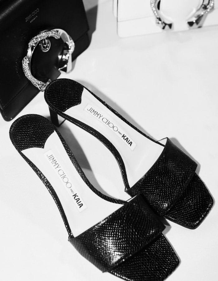 Jimmy Choo and Kaia