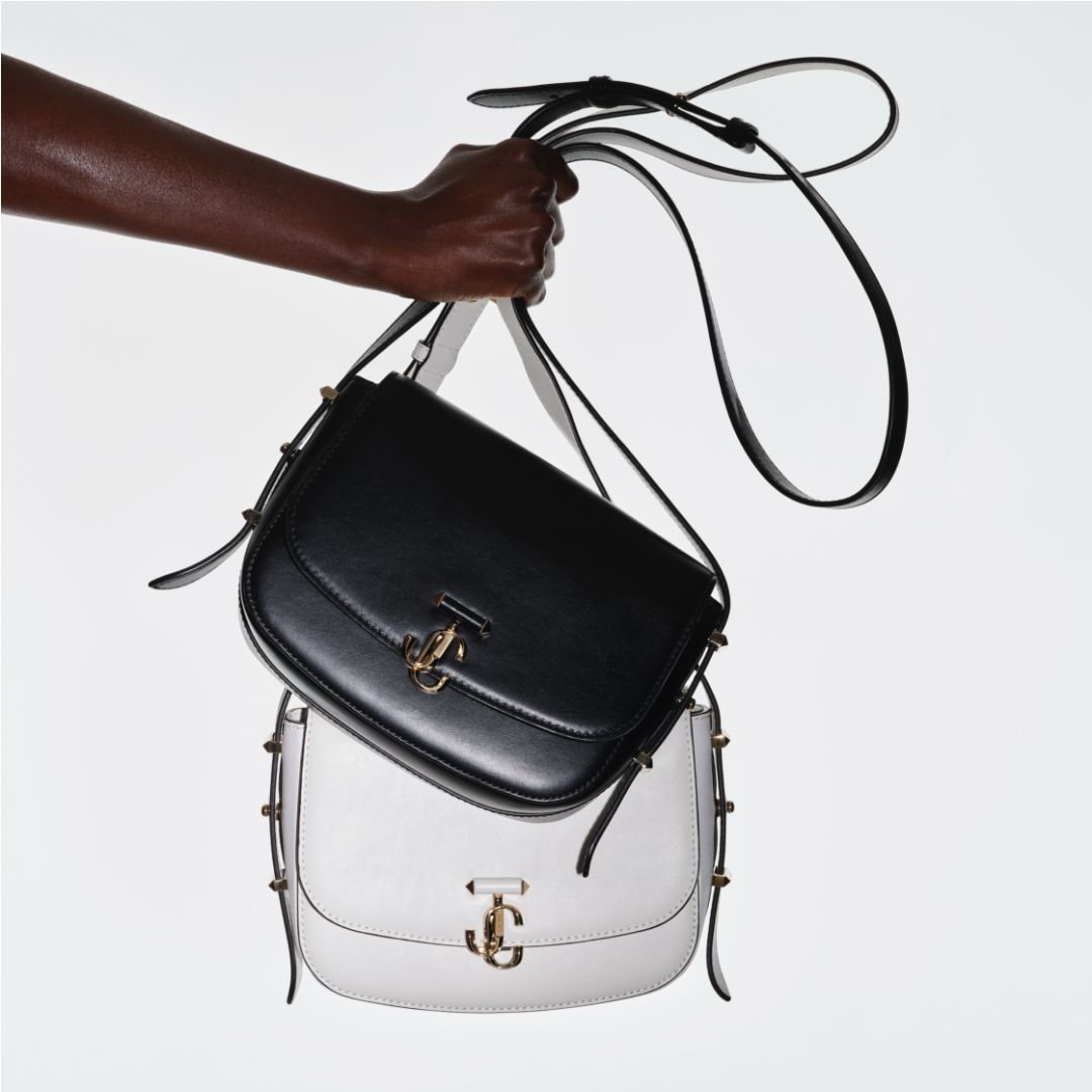Jimmy Choo women’s leather mini bags in 2 styles